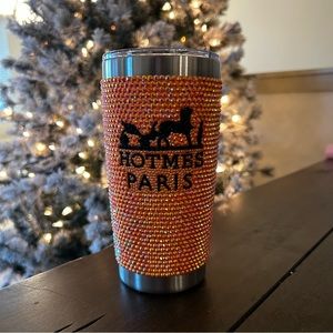 High Fashion Inspired Handmade Rhinestone Tumbler